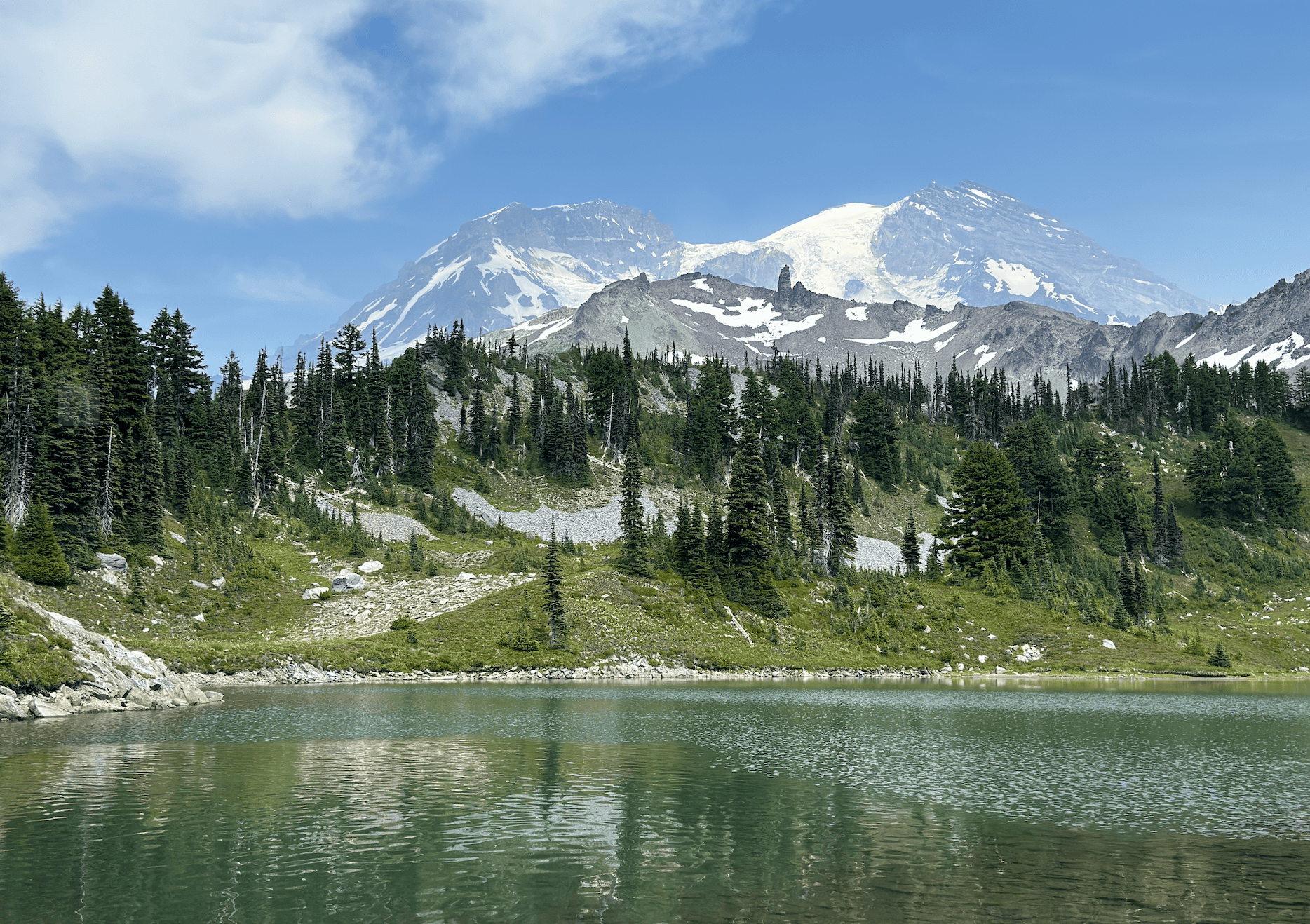 The Wonderland Trail is one of the most beautiful ways to experience Mount Rainier up close. This is my favorite hike on the guide of the 13 best overnight backpacking trips in Washington.